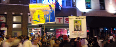 Party people and preachers in Beale Street