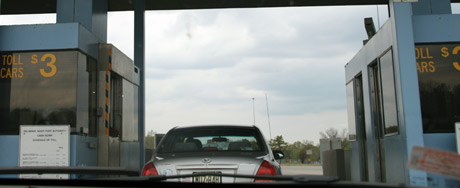 One of many, many, many toll booths