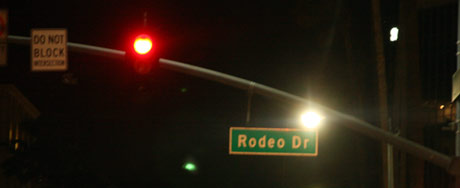 Rodeo Drive at night